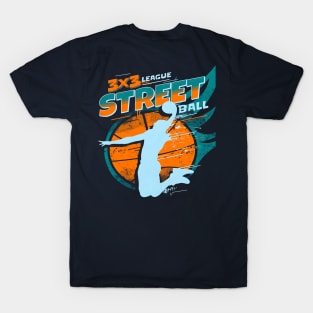 3x3 League || Street ball || "back" T-Shirt